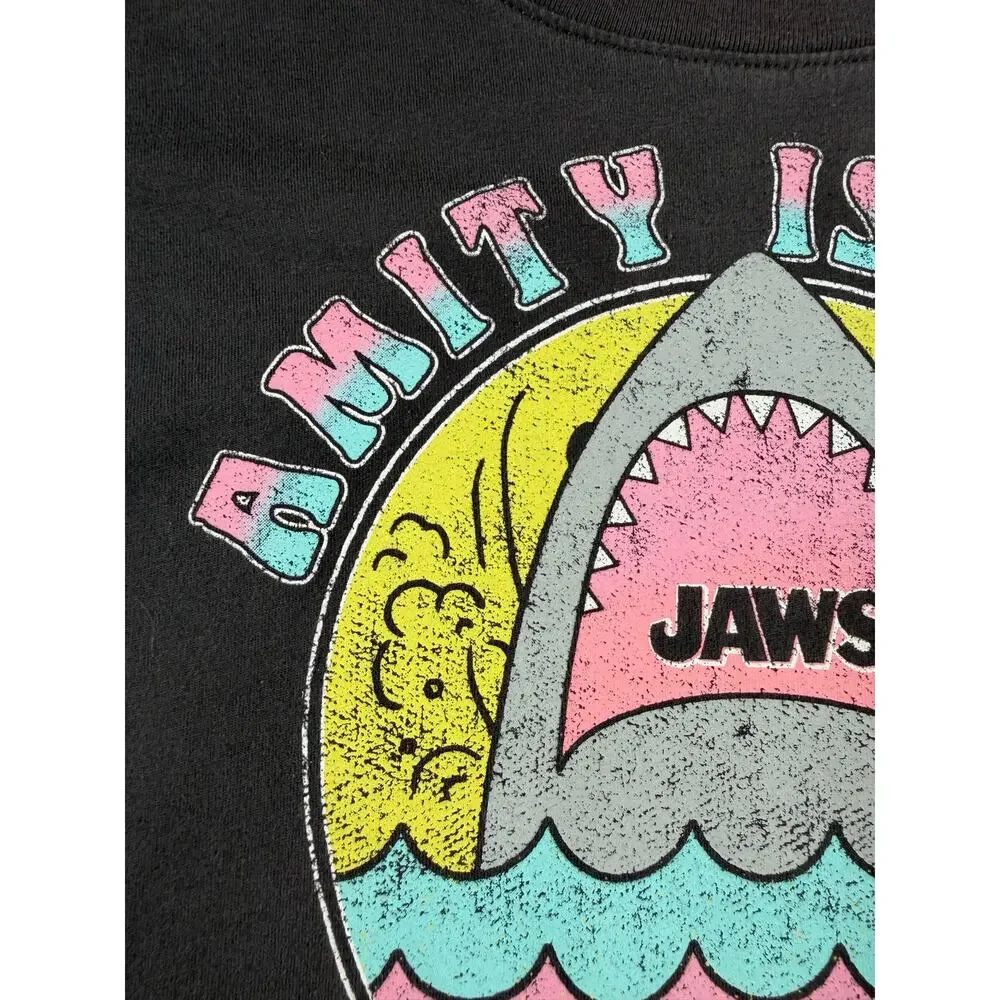 Gap Kids Jaws Amity Island Graphic T-Shirt Gray Size L (10)
